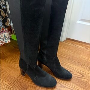 Tory Burch Sullivan Black Heeled Boots